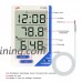 ChenYuTe Digital Hygrometer Thermometer Large Display Humidity Temperature Monitor Indoor Outdoor with Alarm Clock for Household Kids Home Kitchen etc(1 Pack) - B075ZF888H
